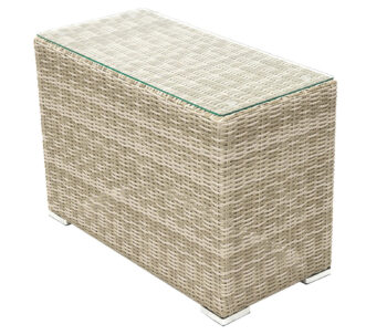 DEOKORK Ratanový stolek bočný SEVILLA (béžová)