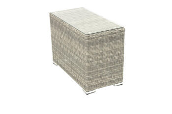 DEOKORK Ratanový stolek bočný SEVILLA (sivá)