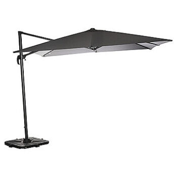 DEOKORK Slnečník výkyvný SPRING 3x3 m (rôzne farby) antracit