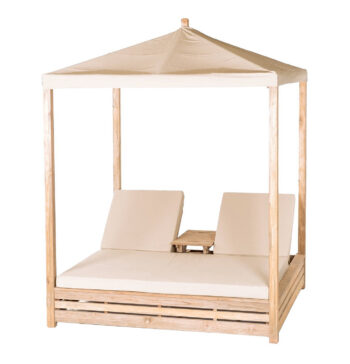 DEOKORK Teaková posteľ DAYBED