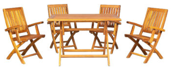 DEOKORK Teaková zostava VASCO III DORIS