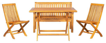 DEOKORK Teaková zostava VASCO III PINA PIETRO