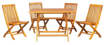 DEOKORK Teaková zostava VASCO III PINA