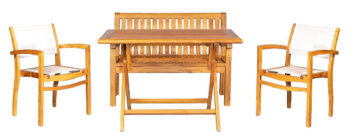 DEOKORK Teaková zostava VASCO III ROMA PIETRO