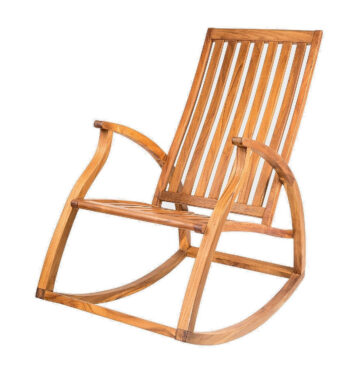 DEOKORK Teakové hojdacie kreslo STEFANO