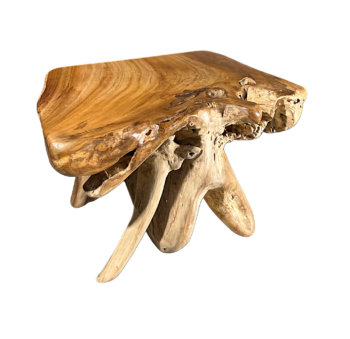 DEOKORK Teakový stolík BRANCH III