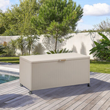 DEOKORK Vonkajší úložný box 182 x 89 x 78 cm (ivory)