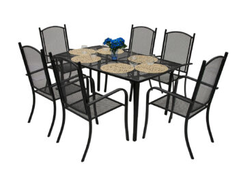 DEOKORK Záhradná kovová zostava NANCY 1+6