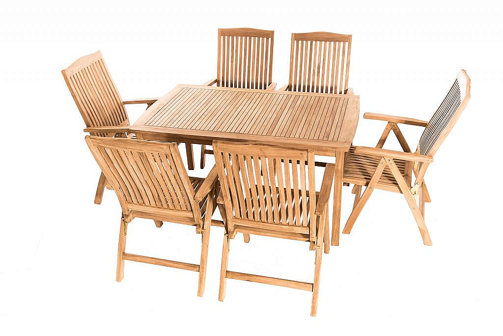 DEOKORK Záhradná teaková zostava LAGUNA IV. 1+6 DEOKORK Záhradná teaková zostava LAGUNA IV. 1+6