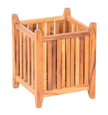 DEOKORK Záhradný teakový kvetináč ECO II