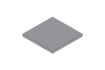 Gumová podložka 9326, 8x90x90 mm, TWINSON