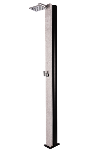 Hanscraft Solárna sprcha ATLAS GARDEN ŽULA (antracit / imitácia kameňa)