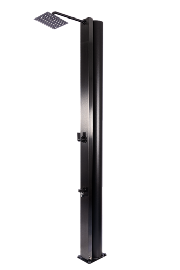 Hanscraft Solárna sprcha LUXE s oplachom nôh (antracit / onyxová)