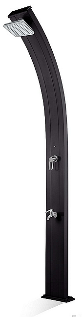 Hanscraft Solárna sprcha SPRING  s oplachem nohou (antracit