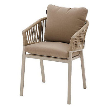 Hliníkové jedálenské kreslo COLUMBIA (ivory)