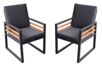 Hliníkové kreslá NEWPORT DUO (2 ks)