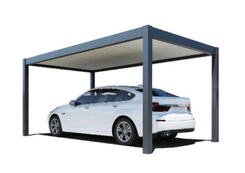 Hliníkový prístrešok na auto 530 × 300 cm