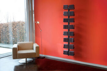 Radius design cologne Zakladač na CD 16 poličiek RADIUS DESIGN (CD-BAUM schwarz WAND 1 GROSS 723A) čierny