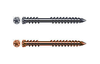 Terasové skrutky SPAX 5 x 50 mm Strieborné nerezové skrutky 5 × 50 mm BIT T 25 | 200 ks