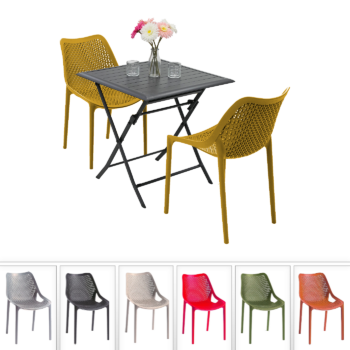 Záhradná zostava DUBLIN/LUXOR 1+2 (rôzne farby) tehlová