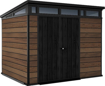 Záhradný domček plocha 279 x 216 cm (hnedá-antracit)