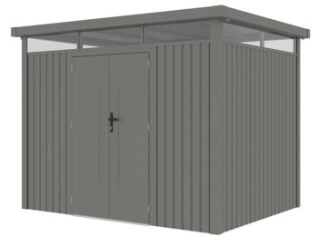Záhradný domček plocha 294 x 230 cm (sivá)