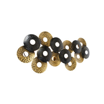 Art Deco orientálna nástenná lampa starožitné zlato 3-svetlo - Balla