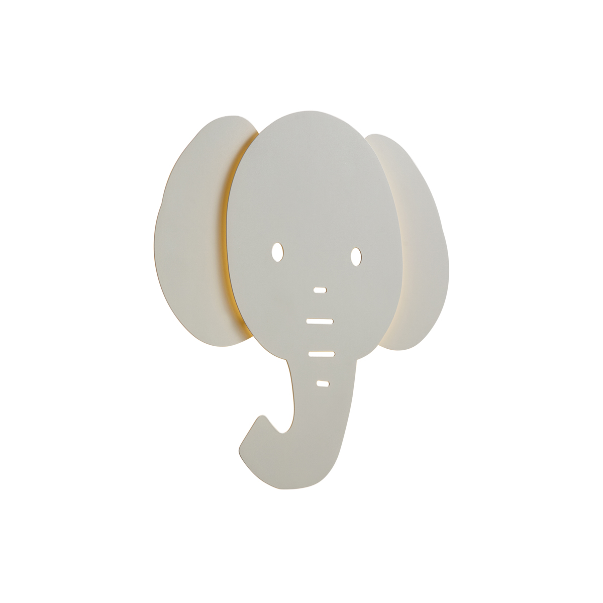 Detská nástenná lampa béžová vrátane LED 3-stupňové stmievanie - Ellie the Elephant Detská nástenná lampa béžová vrátane LED 3-stupňové stmievanie - Ellie the Elephant