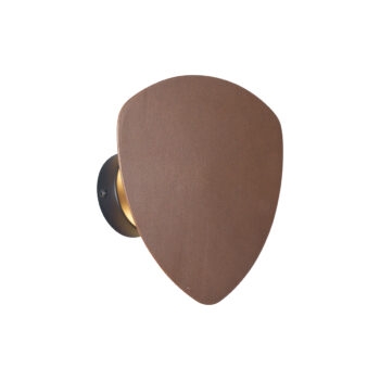 Dizajnové nástenné svietidlo bronzové organické 20 cm 2-svetlá - Pulley