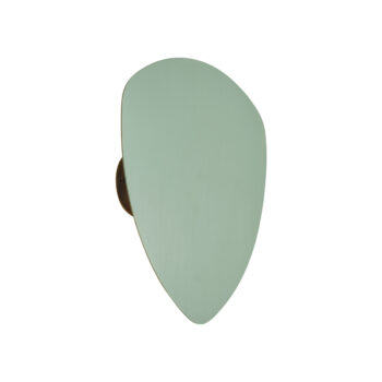 Dizajnové nástenné svietidlo zelené organické 20 cm 2-svetlá - Pulley