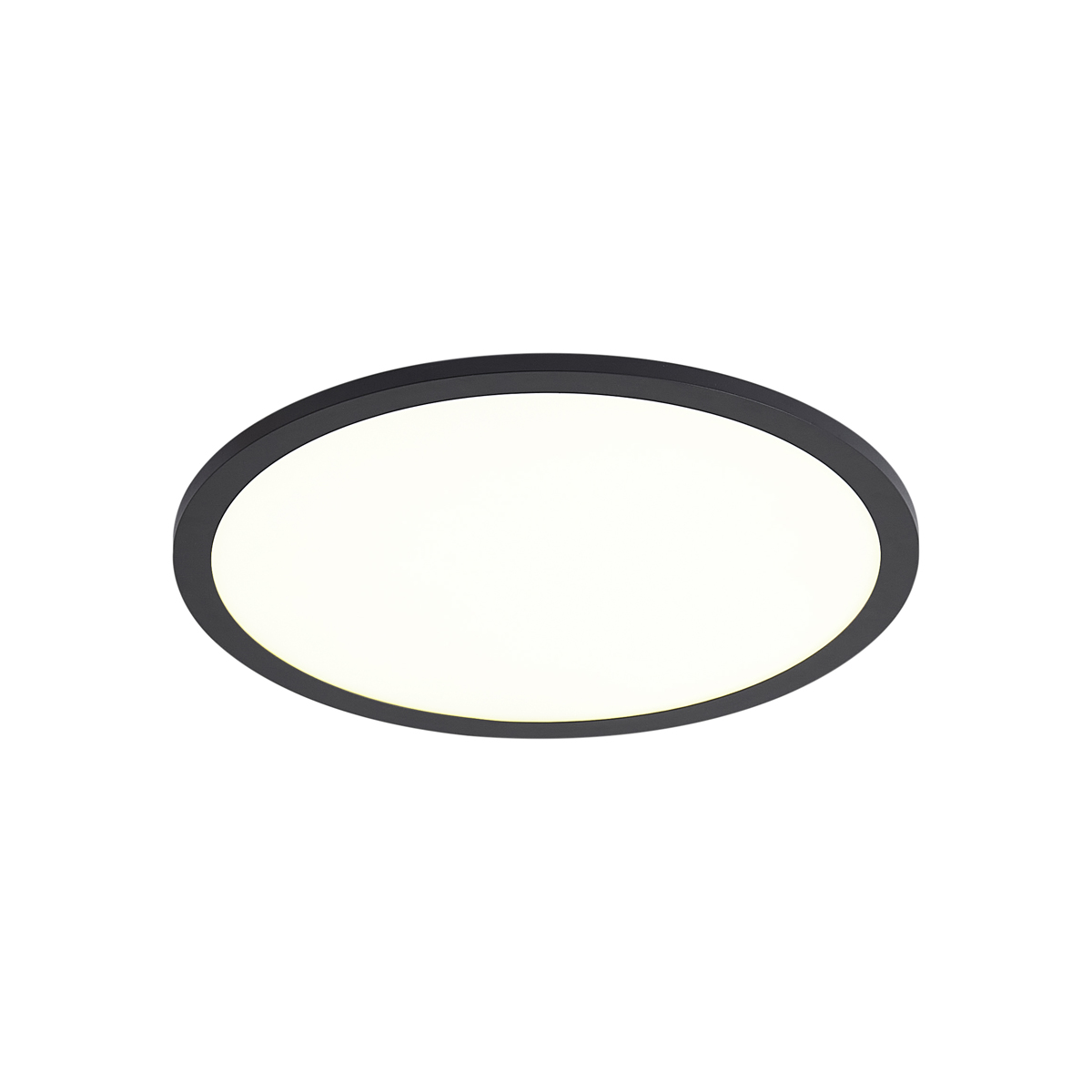 Inteligentný LED panel čierny 40 cm vrátane LED stmievania na teplú farbu s diaľkovým ovládaním - Knob Inteligentný LED panel čierny 40 cm vrátane LED stmievania na teplú farbu s diaľkovým ovládaním - Knob