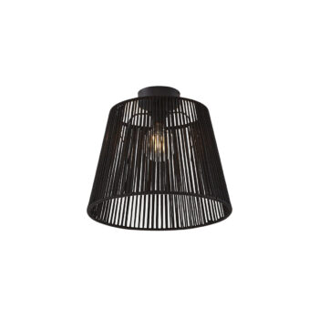 Japandi vonkajšie stropné svietidlo s čiernym lanom IP54 - Jayla