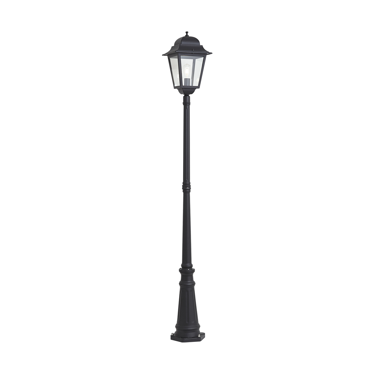 Klasická vonkajšia lampa čierna 220 cm IP44 - Big Klasická vonkajšia lampa čierna 220 cm IP44 - Big