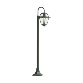 Klasická vonkajšia lampa tmavozelená 135 cm IP44 - Berta