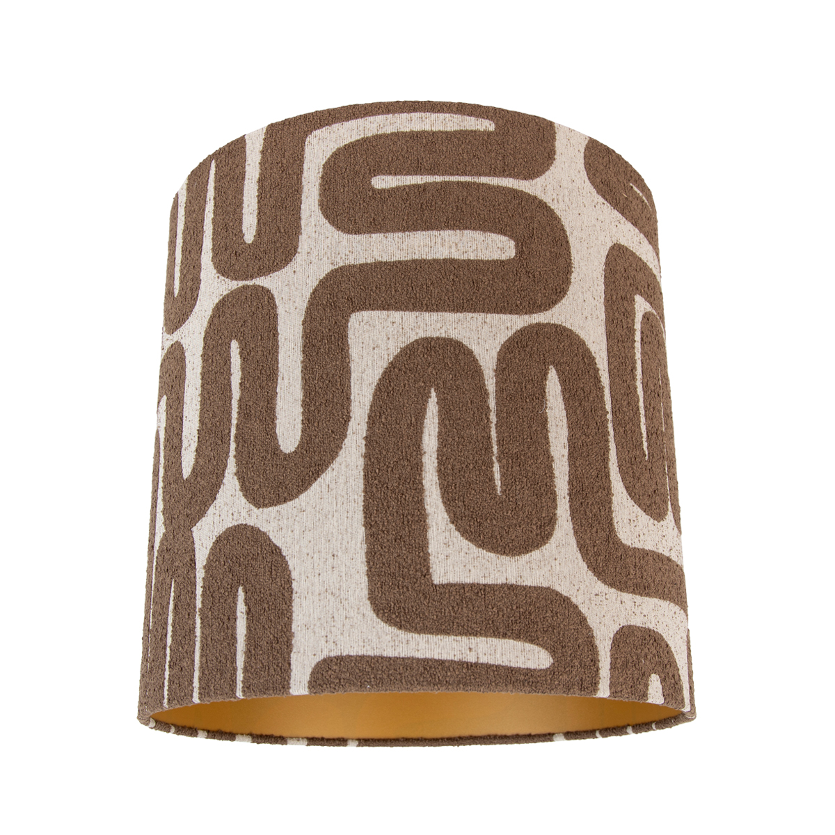 Látkové tienidlo hnedé s béžovými pruhmi 40/40/40 Látkové tienidlo hnedé s béžovými pruhmi 40/40/40