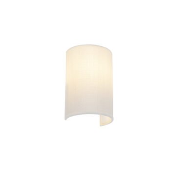 Moderná nástenná lampa biela - Simple Drum Jute