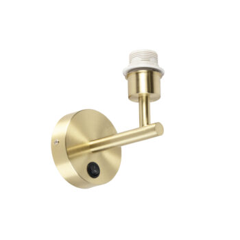 Moderná nástenná lampa zlatá 1-žiarovková s vypínačom - Combi