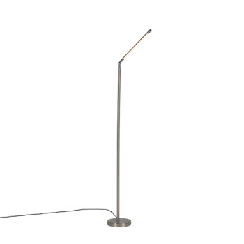 Moderná stojaca lampa oceľ vrátane LED - Berdien