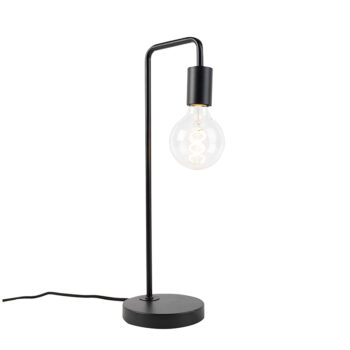 Moderná stolná lampa čierna - Facil