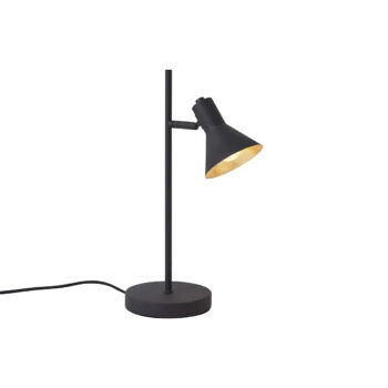 Moderná stolná lampa čierna so zlatom 1-svetlo - Magno