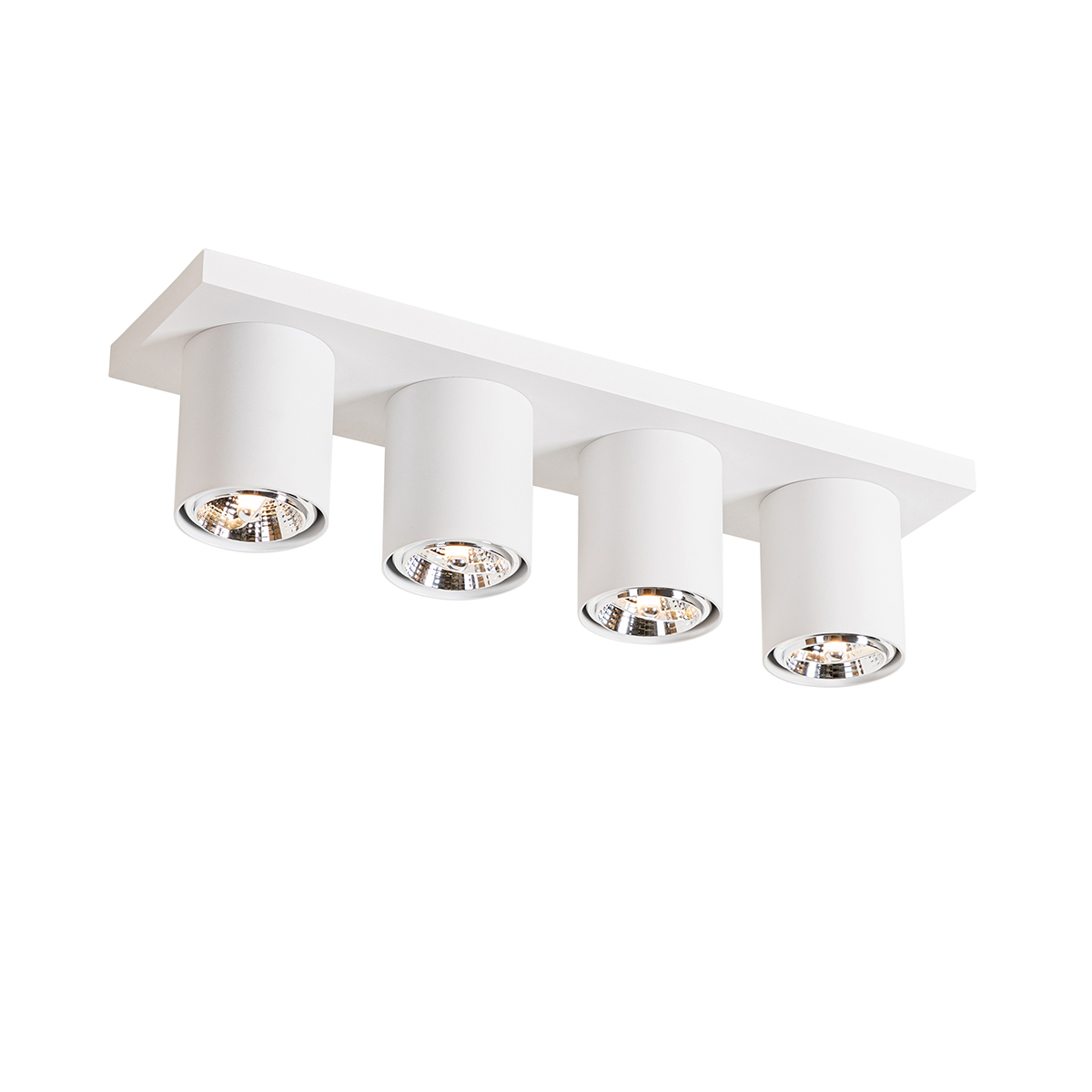 Moderné stropné bodové svetlo biele 4-žiarovkové - Tubo Moderné stropné bodové svetlo biele 4-žiarovkové - Tubo