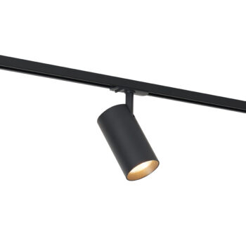 Moderný reflektor čierny pre 1-fázový koľajnicový systém - Iconic Mark