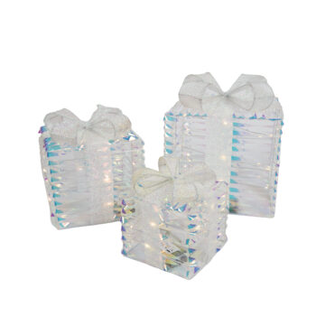 Sada 3 vianočných dúhových darčekov vrátane LED - Niji