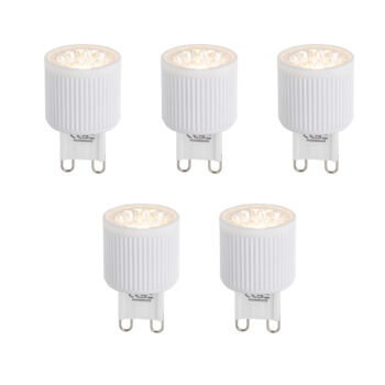 Sada 5 G9 24 mm 3-stupňových stmievateľných LED žiaroviek 3W 300 lm 2700K