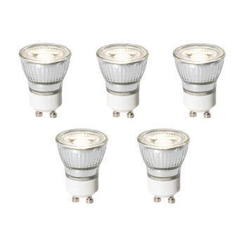 Sada 5 stmievateľných LED žiaroviek GU10 35 mm 4 W 230 lm 4000 K