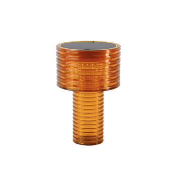 Stolná lampa oranžová plastová vrátane LED solárnej nabíjateľnej IP44 - Ambar