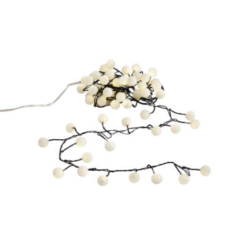 Vianočné svetelná reťaz zelená so 70 bielymi LED diódami 3,5 m IP20 - Dasher