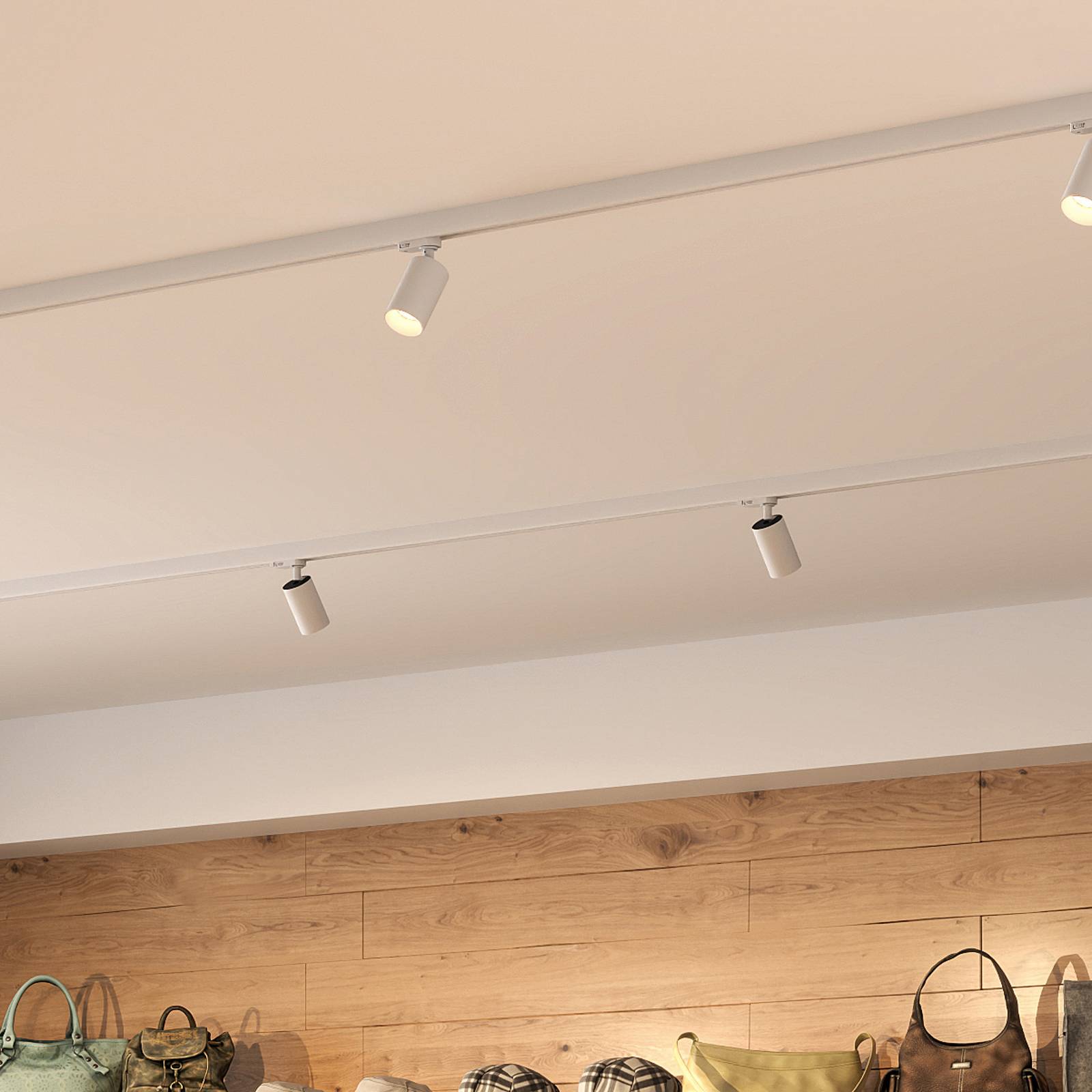 3-okruhový bodový reflektor Can, biely, hliník, GU10, otočná montáž 3-okruhový bodový reflektor Can, biely, hliník, GU10, otočná montáž