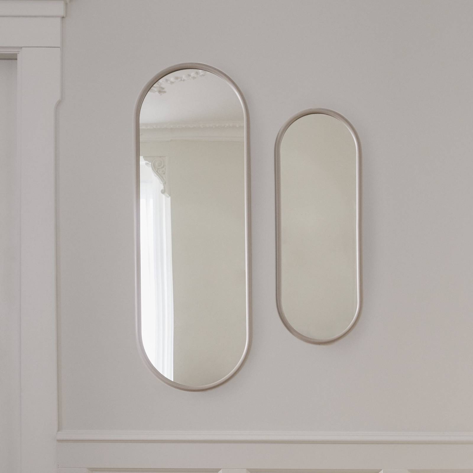 AYTM Zrkadlo Angui, šedohnedé, výška 78 cm, sklo, oceľ AYTM Zrkadlo Angui, šedohnedé, výška 78 cm, sklo, oceľ