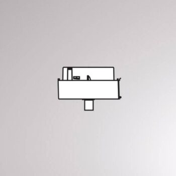 Adaptér závesná lampa pre koľajnicu Volare, čierna